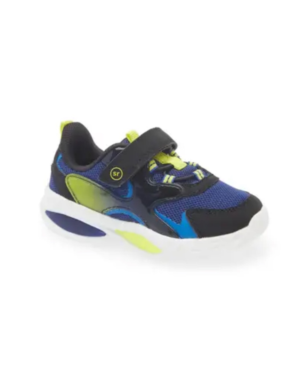 Stride Rite Blue and Yellow Kids Sneakers